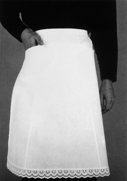 LEIBER Servierschürze, 64 cm lang, 3-Bahnenform