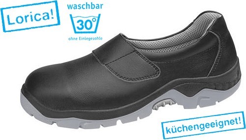 Arbeitsschuhe ABEBA 2135, schwarz, Slipper, S2