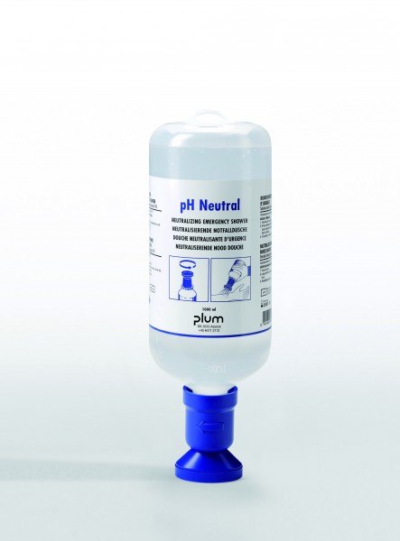PLUM Augenspüllösung pH-Neutral DUO bei Säuren und Alkali (VE = 6 x 1000 ml Flasche)