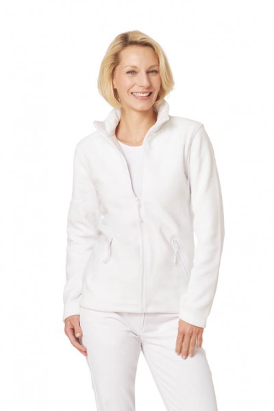 LEIBER Damen Fleecejacke, Modell 08-2662, in weiss