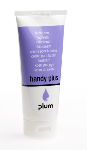 PLUM Hautpflegecreme HANDY PLUS für normale und trockene Haut (VE = 12 x 200 ml Tube)