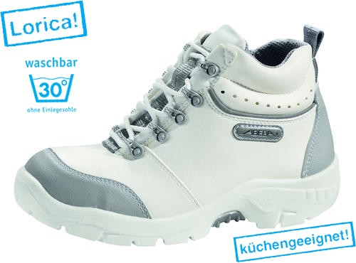 Arbeitsschuhe ABEBA 2172, weiß, hoher Schuh, S2