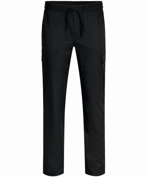 GREIFF Herren-Cargohose , Cuisine Premium Style 5336 in schwarz