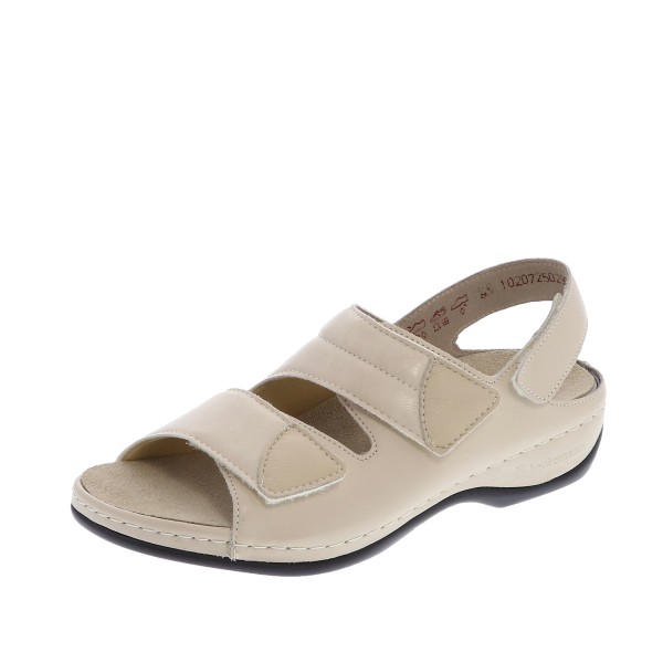 BERKEMANN Damen-Sandale SOFIE, Leder beige