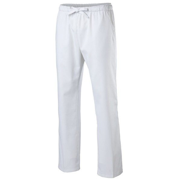 EXNER Unisex Schlupfkochhose Modell 310 in weiß