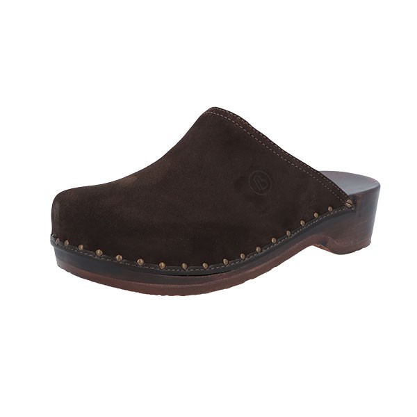 BERKEMANN Clog VELOURS-TOEFFLER, braun