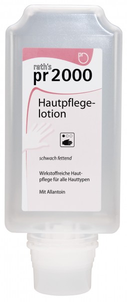 RATH´S Hautpflegelotion pr 2000 unparfümiert, Softflasche für Spender, normale Haut, VE = 10 x 1,0 L