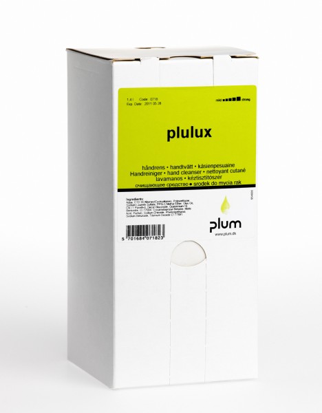 PLUM Handreiniger PLULUX (VE = 8 x 1,4 L bag-in-box)