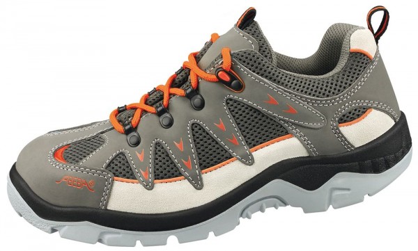 ABEBA Sicherheisschuhe ANATOM, 2292, grau/ orange, Halbschuh, S1P , Gr. 36-48