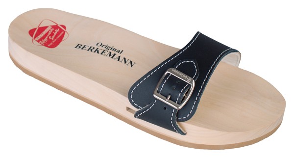 BERKEMANN Original-Sandale, Pappelholz, schwarz