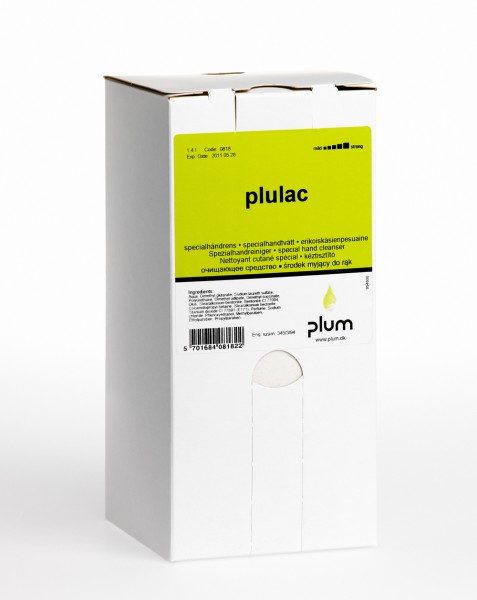 PLUM Handreiniger PLULAC (VE = 8 x 1,4 L bag-in-box)