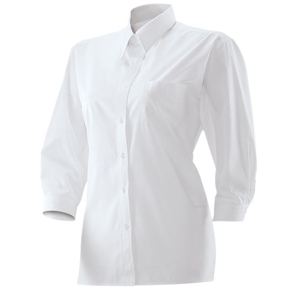 EXNER PREMIUM Damenbluse 452, weiß