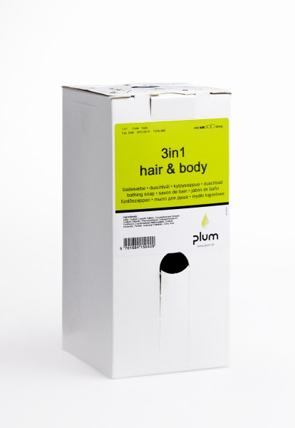 PLUM Shampoo NATURE 3in1 Hair Body (VE = 8 x 1,4 L bag-in-box)