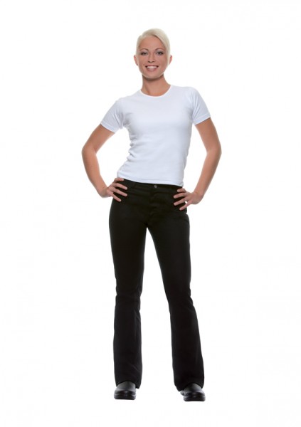 KARLOWSKY PASSION Damenhose TINA, Jeansform, schwarz