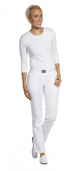 LEIBER Damenhose Classic Style 08/6971L, Langform, weiß, komfortable Leibhöhe, Gr. 34-54