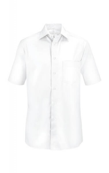 GREIFF Herrenhemd Basic, kurzer Arm, Style 6601, in weiß