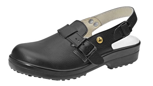 Arbeitsschuhe ABEBA 31010, ESD, schwarz, Clog, SB