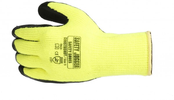 SAFETY JOGGER Handschuh CONSTRUHOT gelb-schwarz im 12er Pack