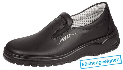 Arbeitsschuhe ABEBA 1037, schwarz, Slipper, S2