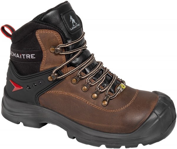 LEMAITRE Sicherheitsstiefel Slog Brown S3 ESD