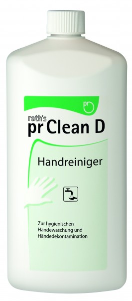 RATH´S Handreiniger pr Clean D für antibakterielle Waschung (VE = 10 x 1,0 L Flasche)