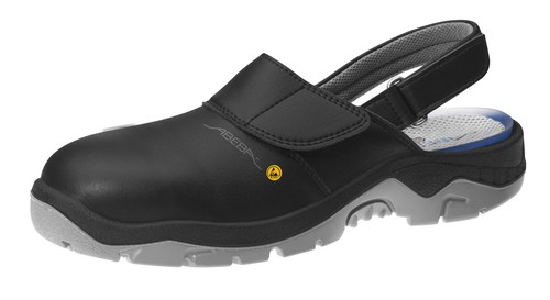 Arbeitsschuhe ABEBA 32125, ESD, schwarz, Clog, SB