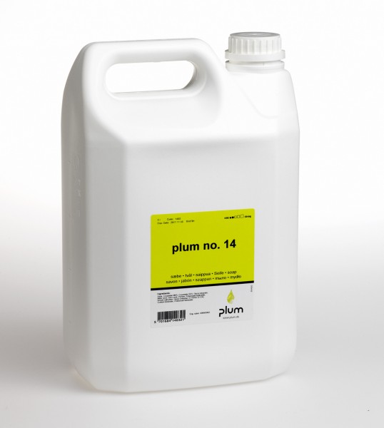 PLUM Cremeseife Plum No. 14 für leichte Verschmutzungen (VE = 3 x 5,0 L Kanister)