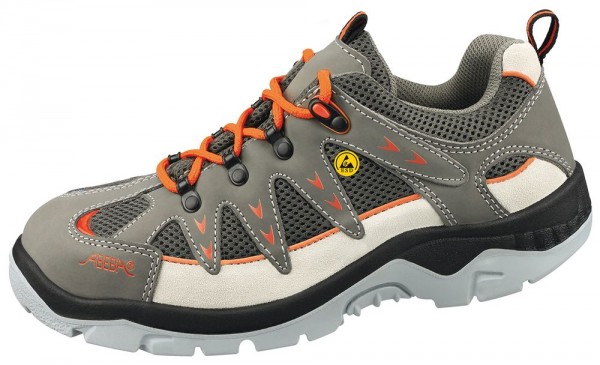 ABEBA Sicherheisschuhe ANATOM, 32292, ESD, grau/ orange, Halbschuh, S1P , Gr. 36-48