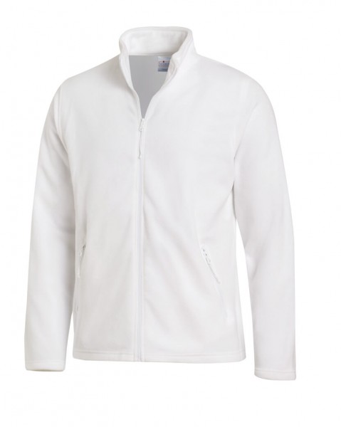 LEIBER Herren Fleecejacke, Modell 12-2665, in weiss