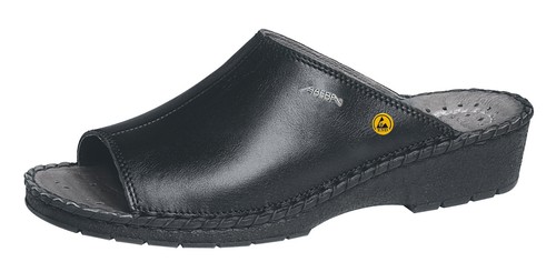 Arbeitsschuhe ABEBA 31092, ESD schwarz, Clog