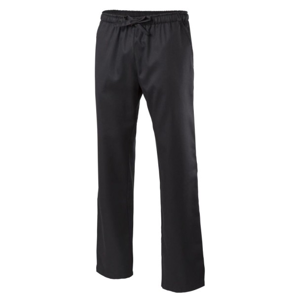 EXNER Unisex Schlupfkochhose Model 310 in schwarz